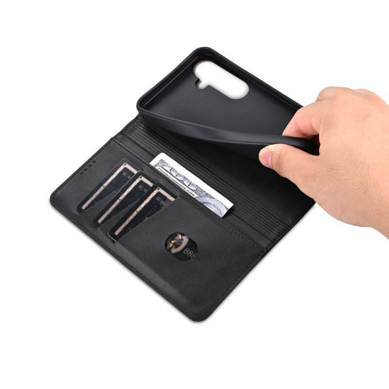 Flip Cover Samsung Galaxy A17 4G / 5G Effet Cuir AZNS