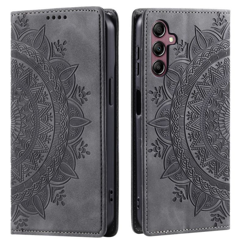 Flip Cover Samsung Galaxy A17 4G / 5G Effet Daim Mandala