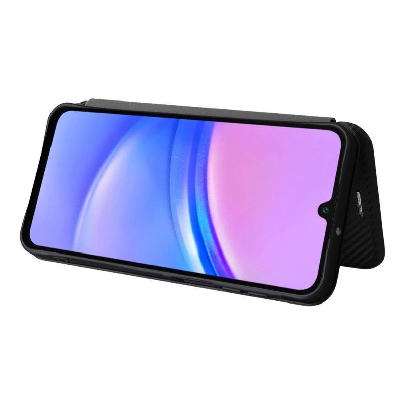 Flip Cover Samsung Galaxy A17 4G / 5G Fibre Carbone