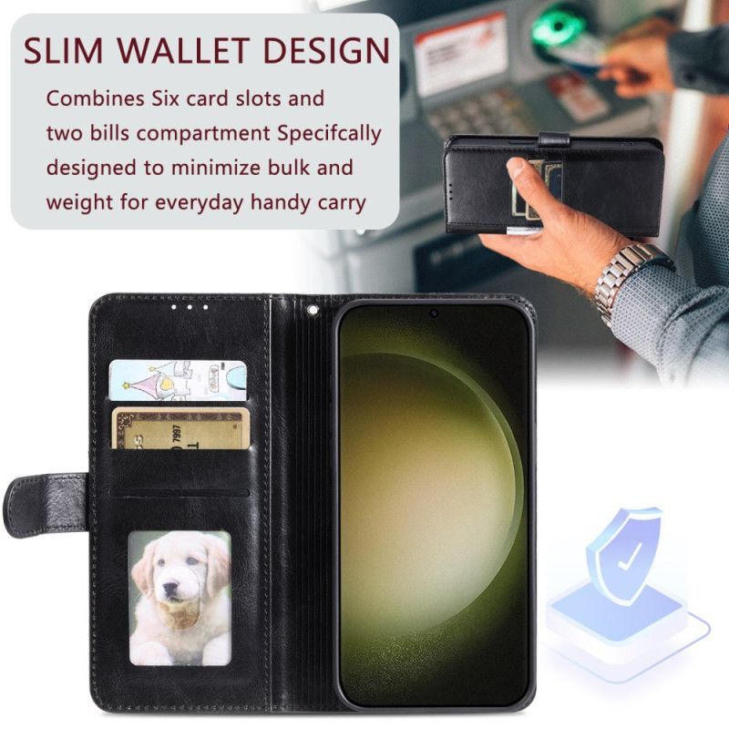 Housse Samsung Galaxy A17 4G / 5G 6 Porte-Cartes et Lanière