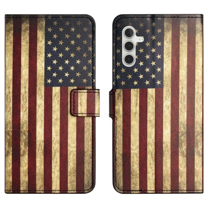 Housse Samsung Galaxy A17 4G / 5G / A26 5G Drapeau Américain Vintage