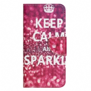 Housse Samsung Galaxy A17 4G / 5G / A26 5G Keep Calm and Sparkle