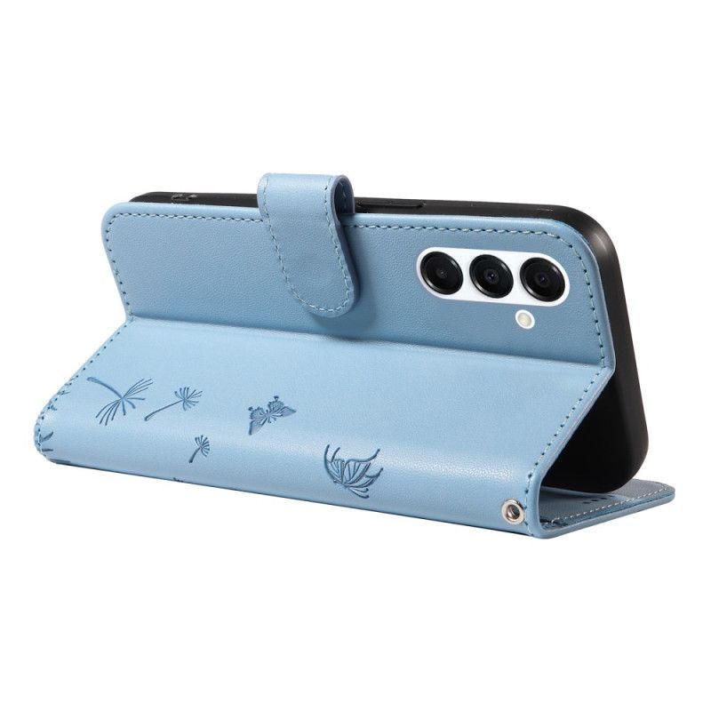 Housse Samsung Galaxy A17 4G / 5G / A26 5G Pissenlits à Lanière