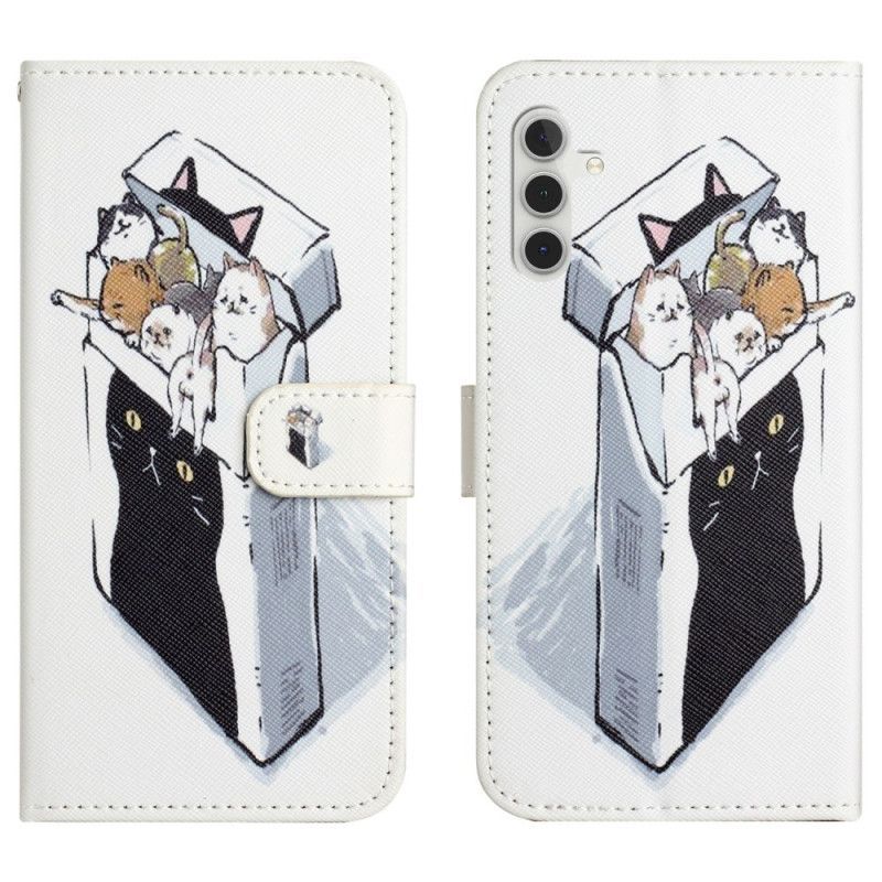 Housse Samsung Galaxy A17 4G / 5G Boîte de Chats