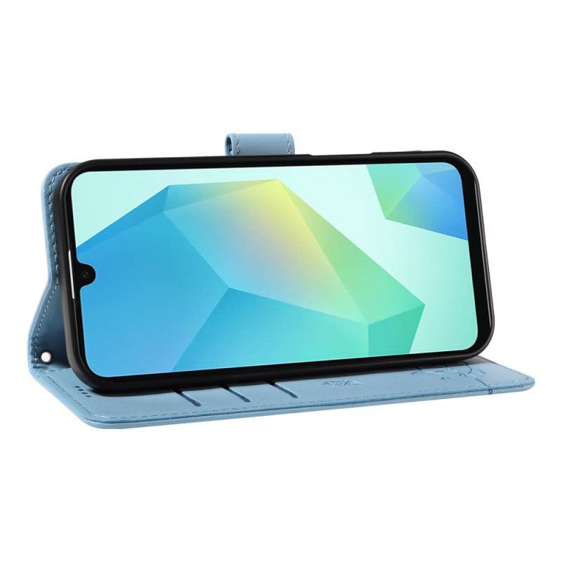 Housse Samsung Galaxy A17 4G / 5G Design Chat à Lanière