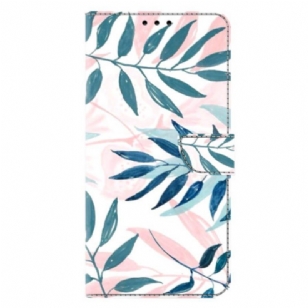 Housse Samsung Galaxy A17 4G / 5G Feuilles Aquarelle