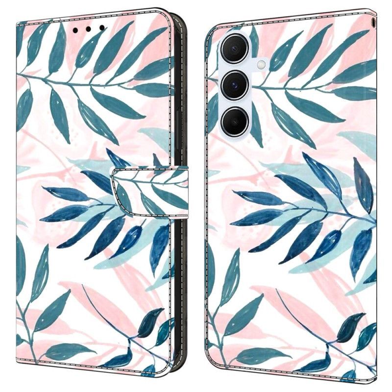 Housse Samsung Galaxy A17 4G / 5G Feuilles Aquarelle