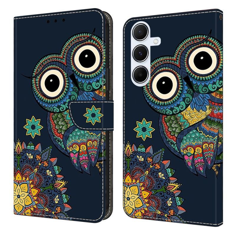 Housse Samsung Galaxy A17 4G / 5G Hibou Mandala