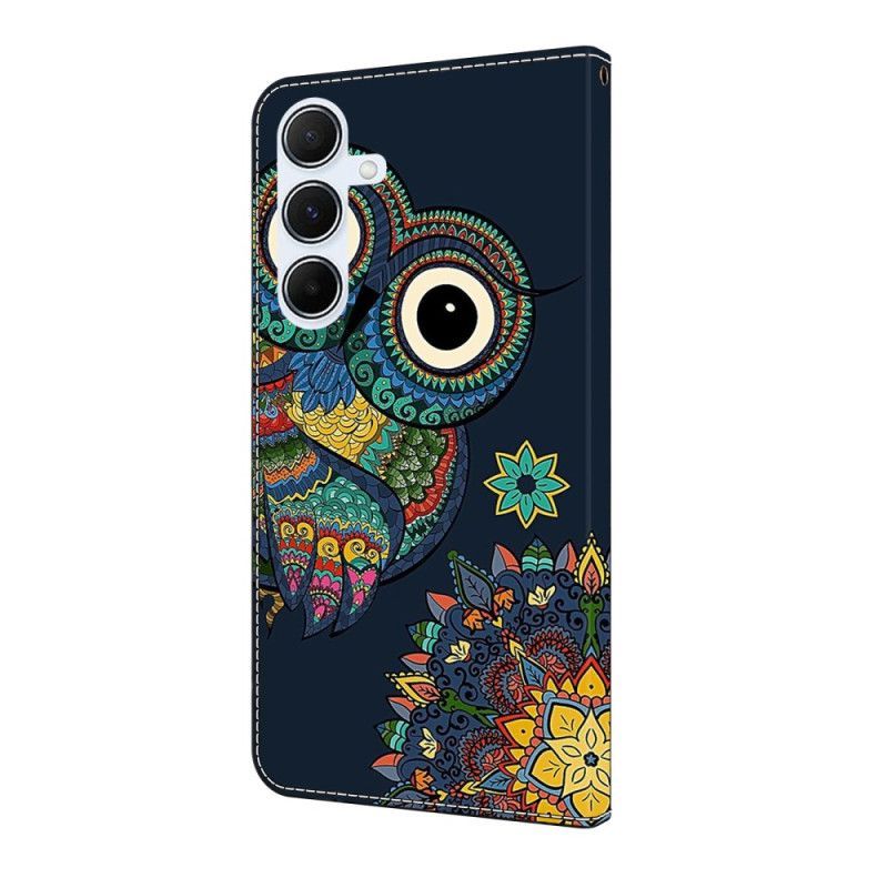 Housse Samsung Galaxy A17 4G / 5G Hibou Mandala