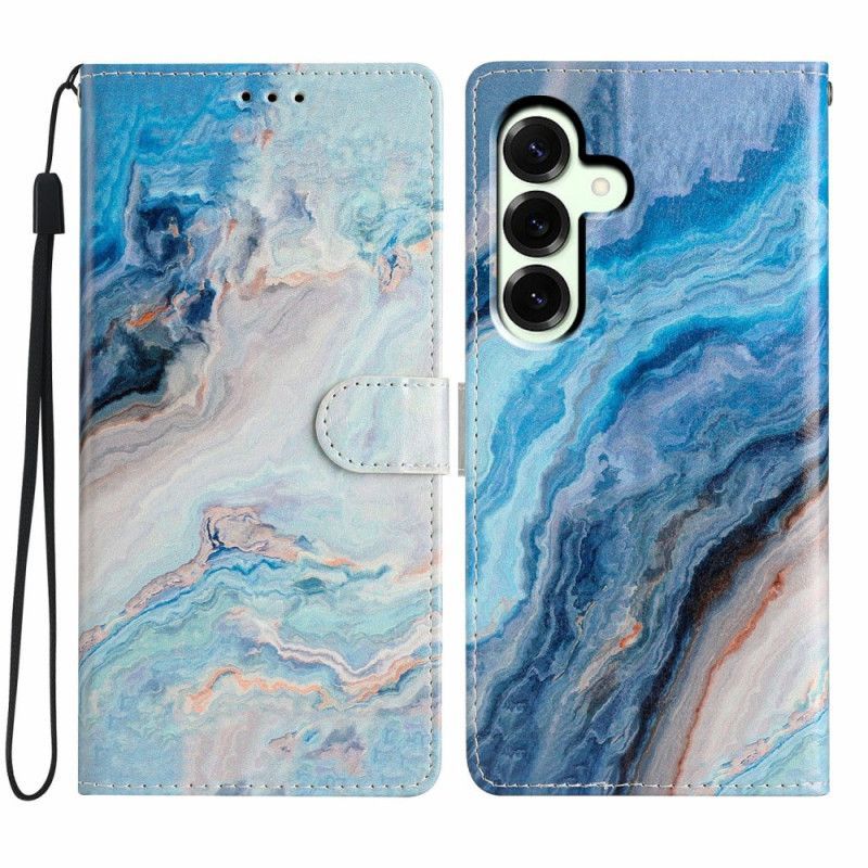 Housse Samsung Galaxy A17 4G / 5G Marbre Bleu