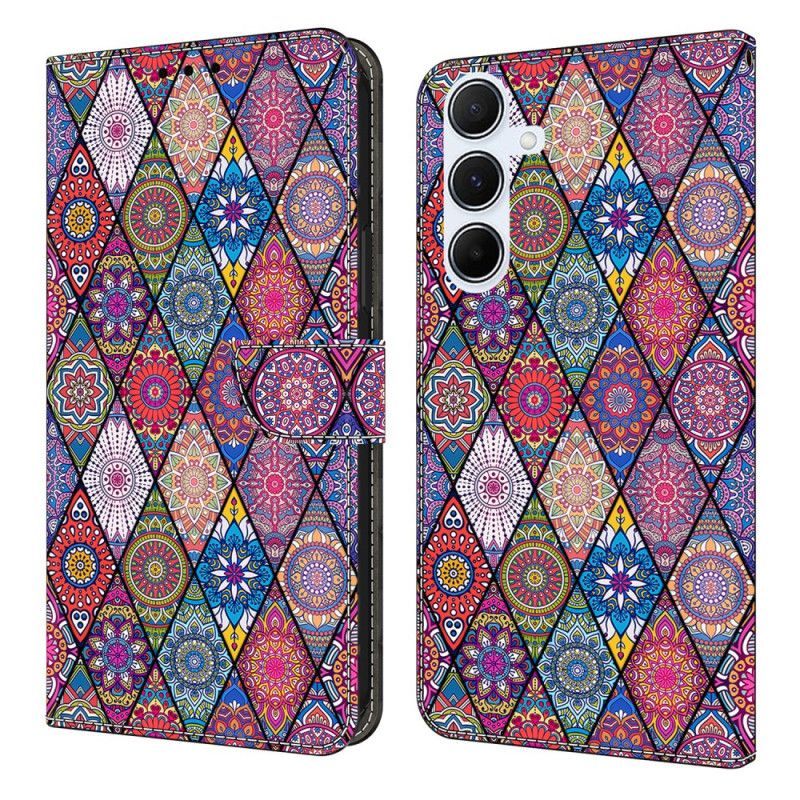 Housse Samsung Galaxy A17 4G / 5G Motif Ethnique Rose