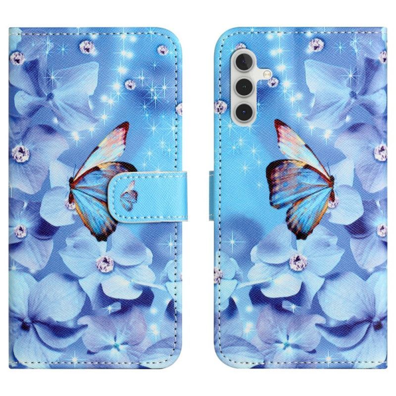 Housse Samsung Galaxy A17 4G / 5G Motif Fleurs et Papillons