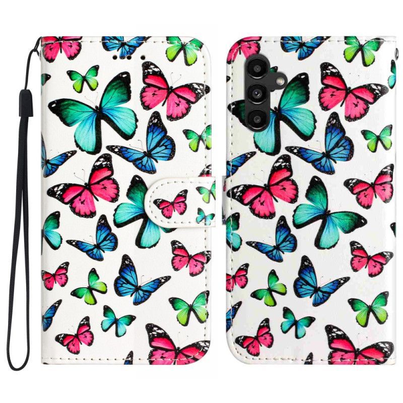 Housse Samsung Galaxy A17 4G / 5G Papillons Colorés
