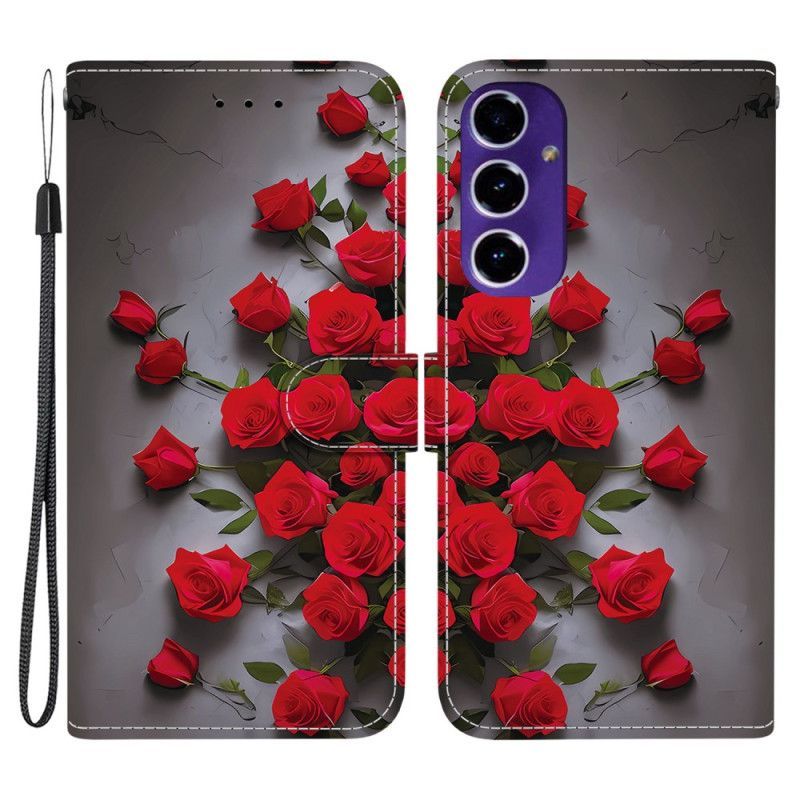 Housse Samsung Galaxy A17 4G / 5G Roses Rouges