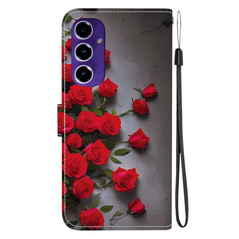 Housse Samsung Galaxy A17 4G / 5G Roses Rouges