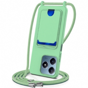 Coque à Cordon Realme Note 60 Porte-Carte