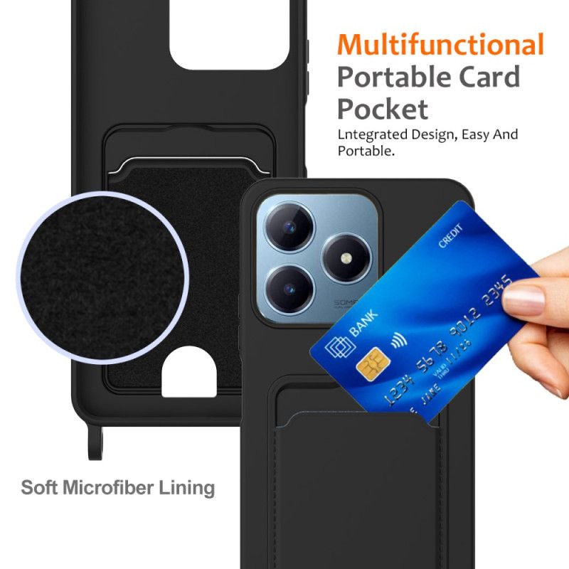 Coque à Cordon Realme Note 60 Porte-Carte