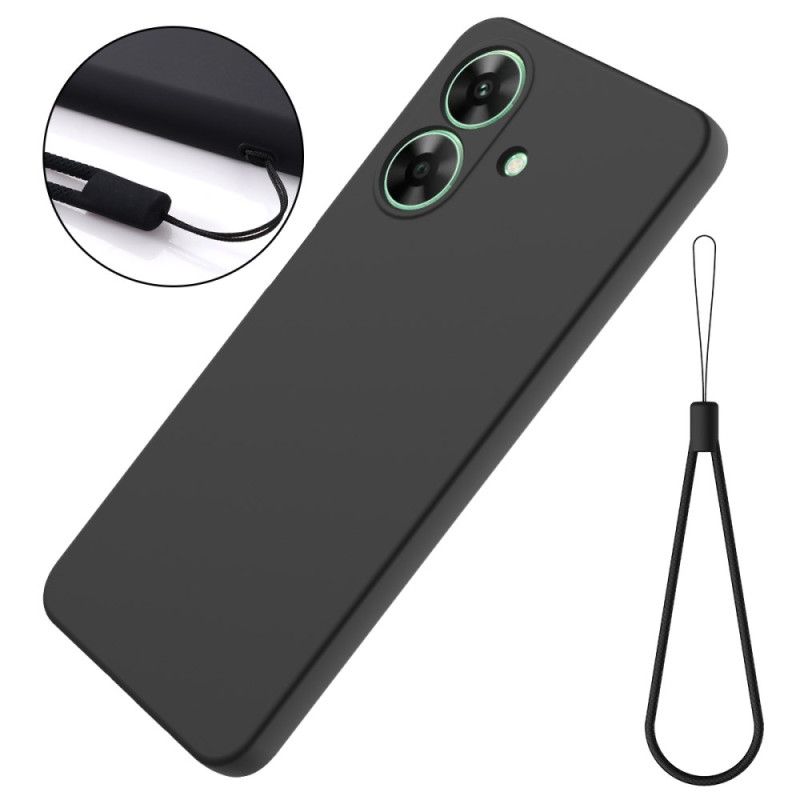 Coque Realme Note 60 Silicone Liquide à Lanière