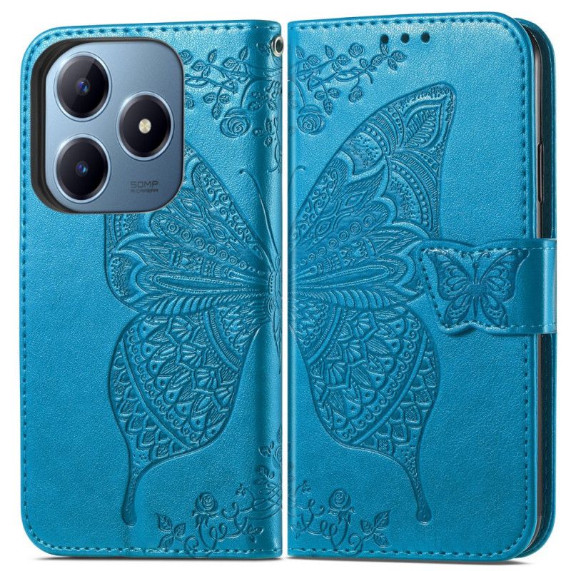 Housse Realme Note 60 / 60X / C63 / C61 Papillon Baroque