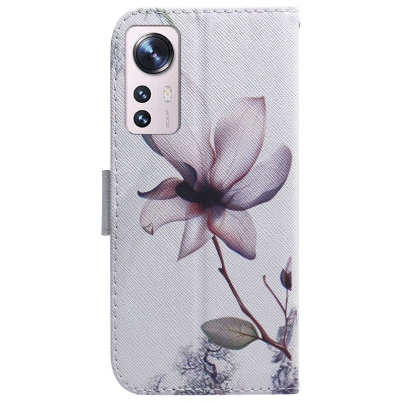 Étui Xiaomi 12 / 12X fleur sauvage