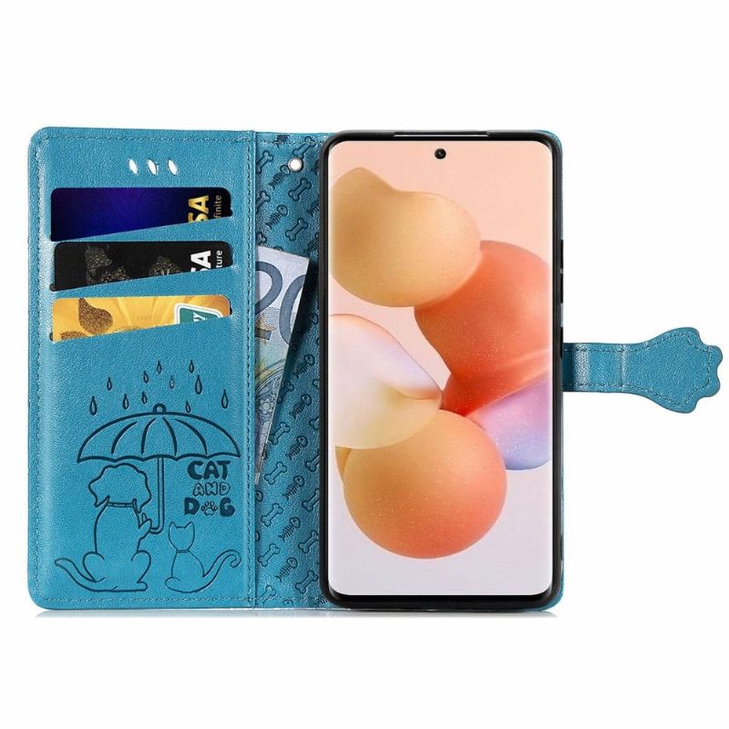 Housse Xiaomi 12 / 12X effet cuir animaux en relief