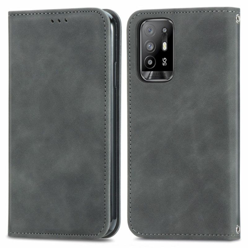 Housse Oppo A94 5G Business Rétro