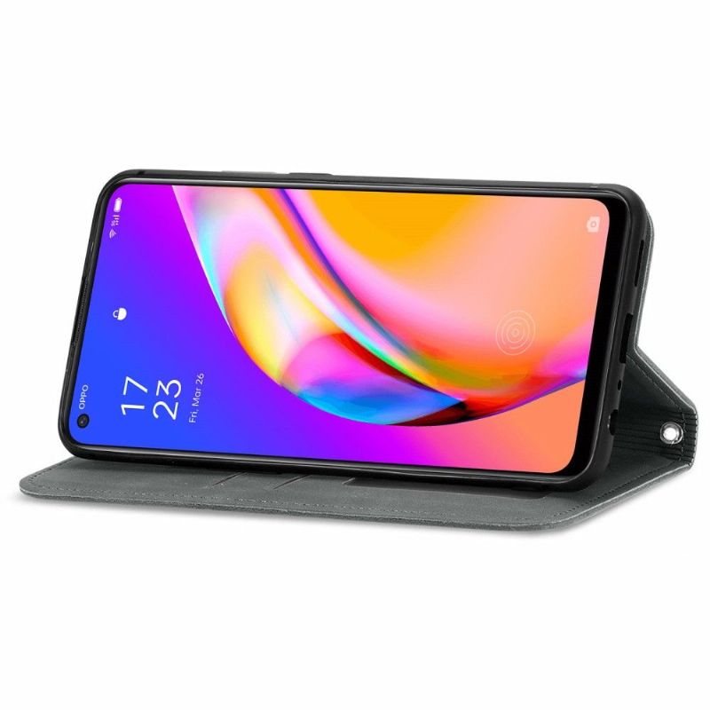 Housse Oppo A94 5G Business Rétro
