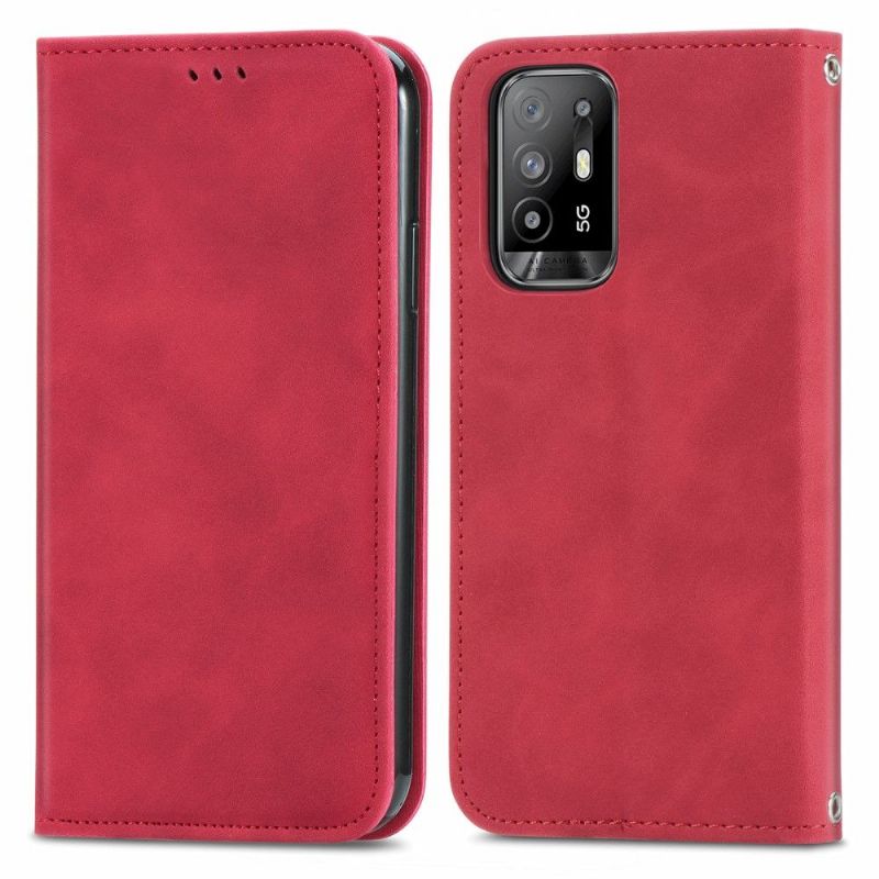 Housse Oppo A94 5G Business Rétro