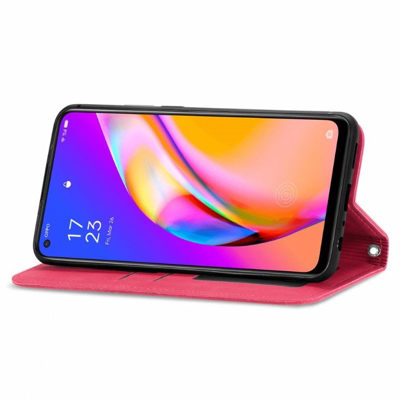 Housse Oppo A94 5G Business Rétro
