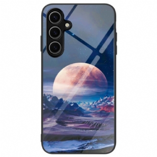 Coque Samsung Galaxy S24 FE Verre Trempé Planète Blanche