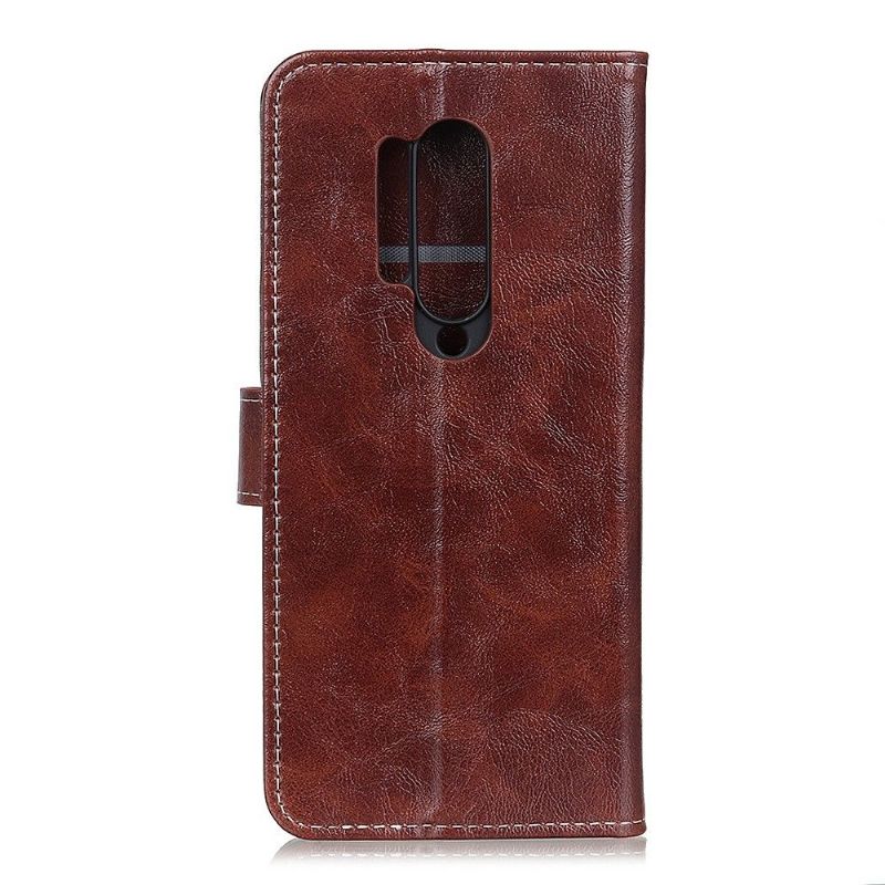 Étui OnePlus 8 Pro effet cuir luxueux coutures