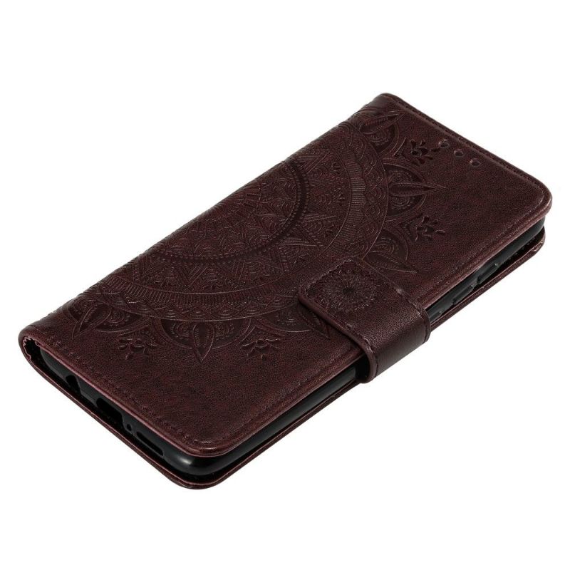 Housse OnePlus 8 Pro Mandala Soleil Porte-Cartes