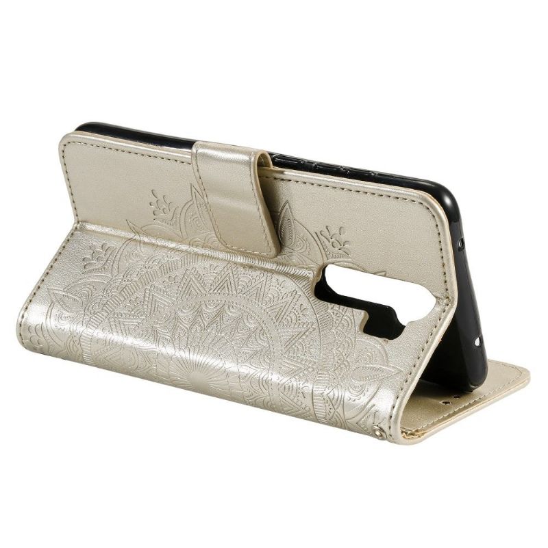 Housse OnePlus 8 Pro Mandala Soleil Porte-Cartes