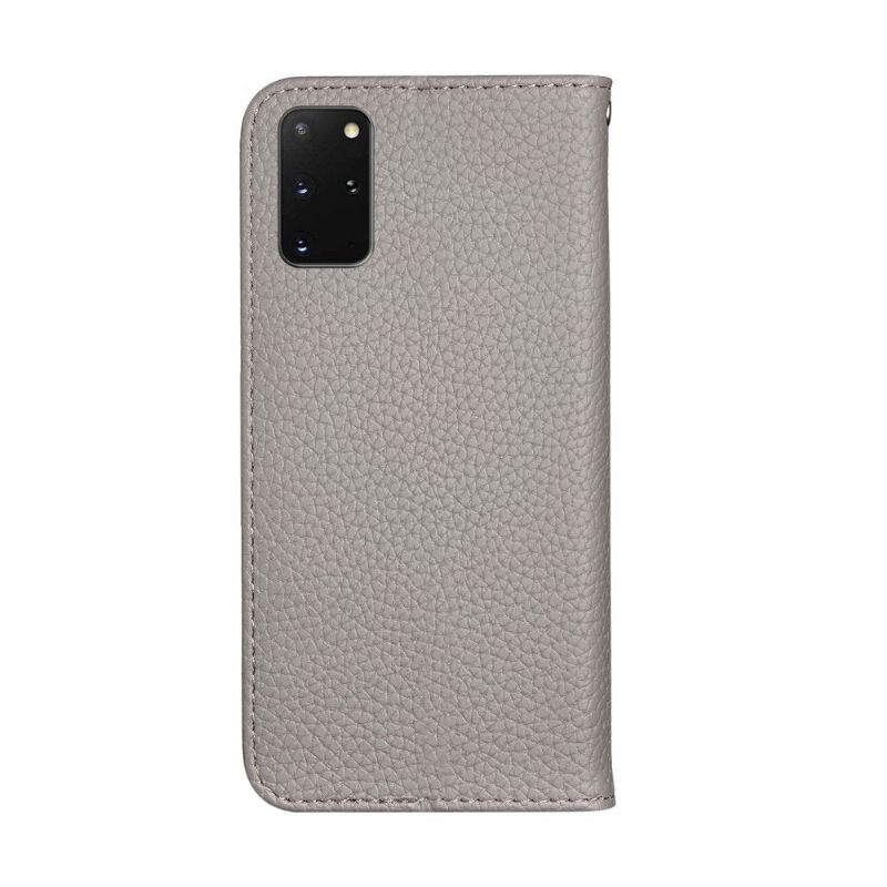 Flip cover Samsung Galaxy S20 Plus simili cuir grainé