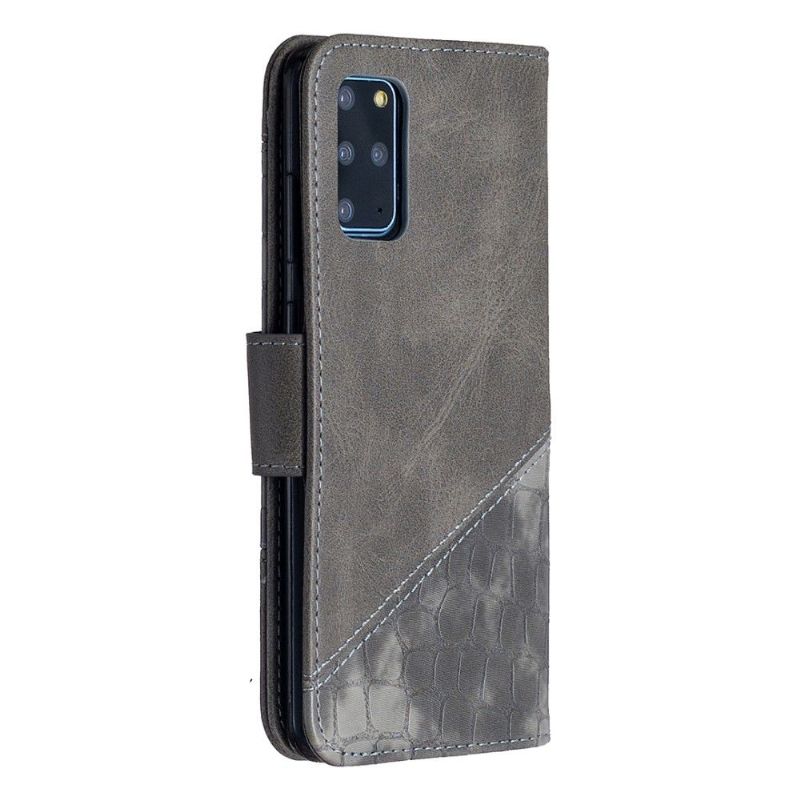 Housse Samsung Galaxy S20 Plus Effet Cuir Aspect Croco