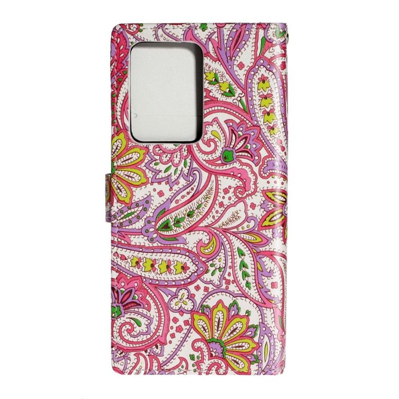 Housse Samsung Galaxy S20 Plus paisley fleur