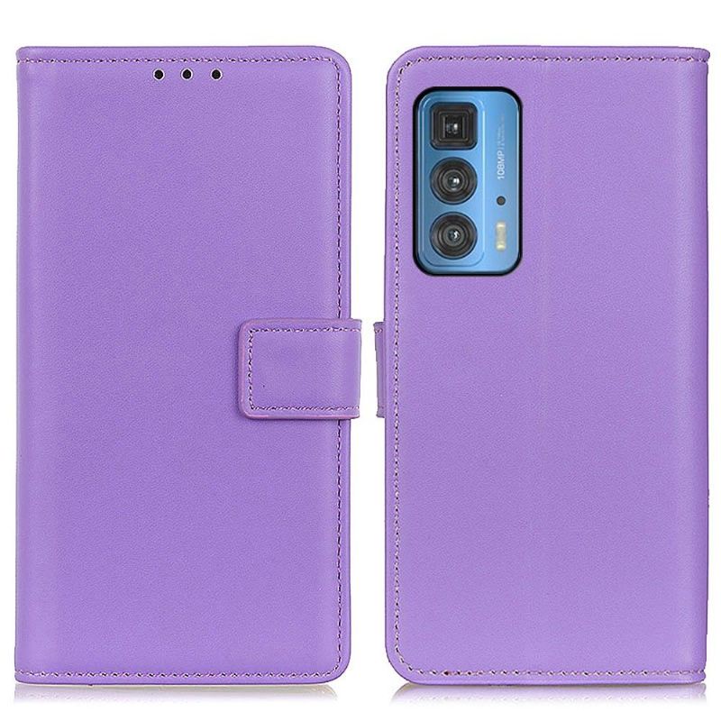 Housse Motorola Edge 20 Pro simili cuir basique