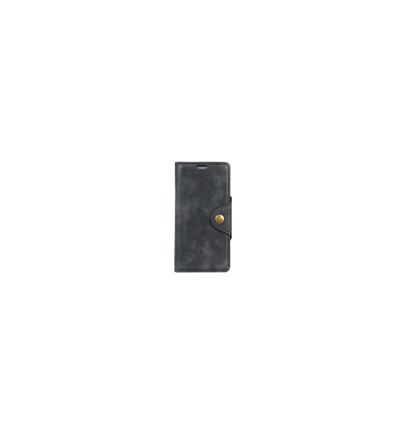 Housse portefeuille Huawei Honor 7C simili cuir vintage