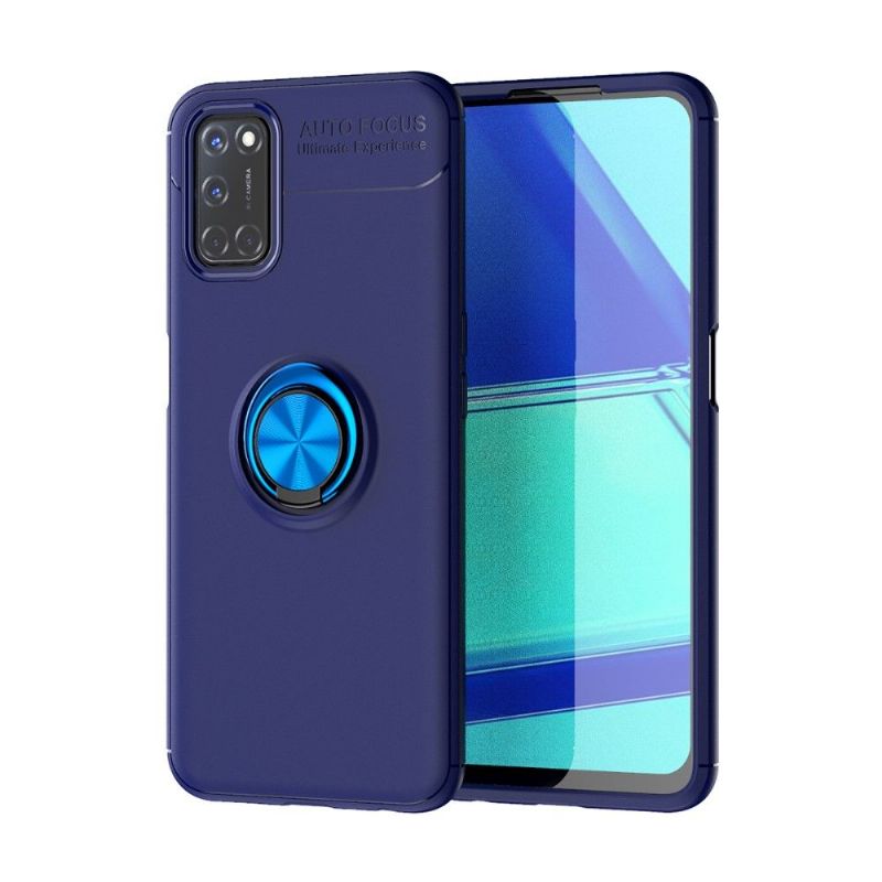 Coque Oppo A72 silicone avec anneau rotatif