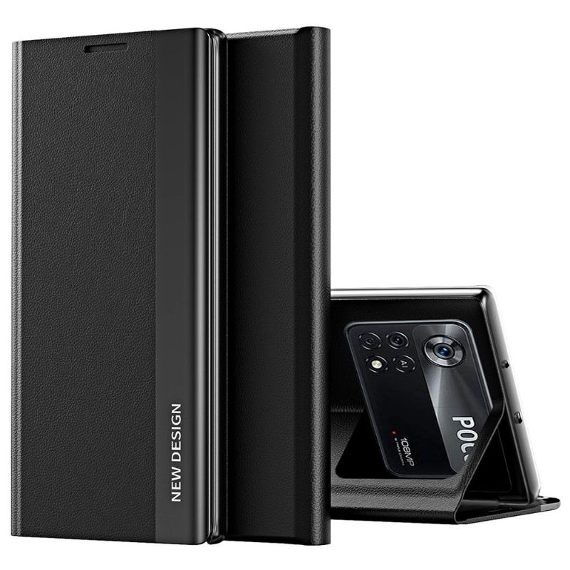 Etui Poco M4 Pro 4G Business effet cuir Magnet