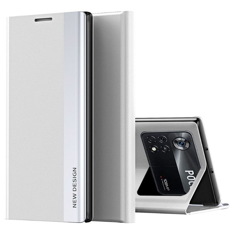 Etui Poco M4 Pro 4G Business effet cuir Magnet