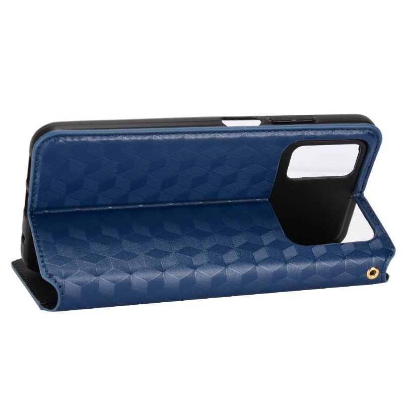 Housse Poco M4 Pro 4G flip cover design géométrie