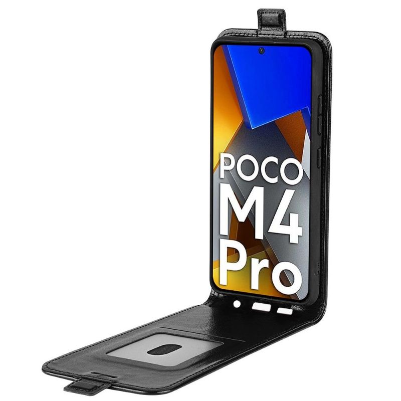 Housse Poco M4 Pro 4G simili cuir avec rabat verticale