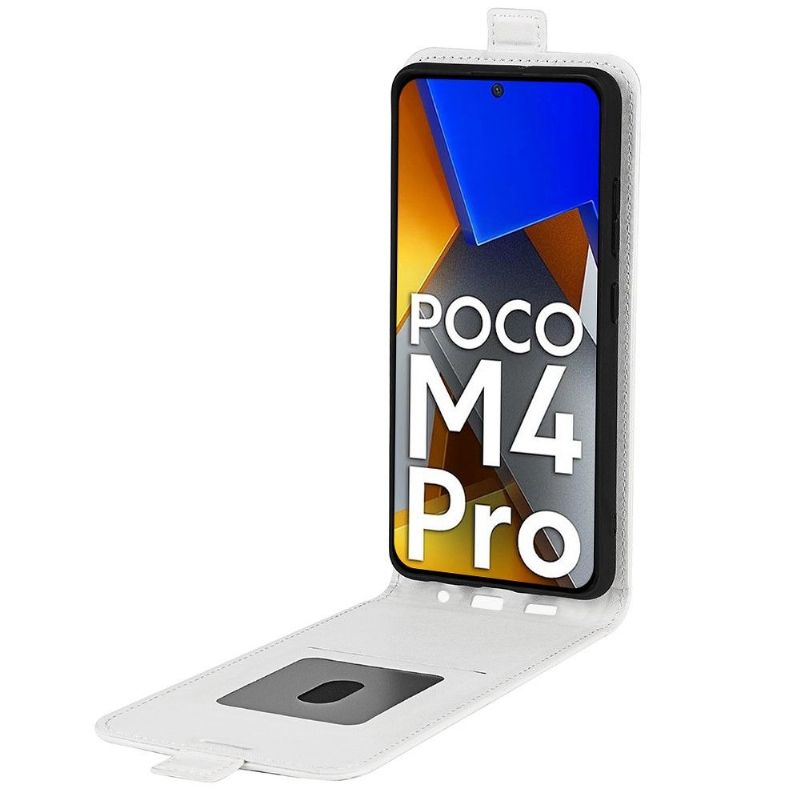 Housse Poco M4 Pro 4G simili cuir avec rabat verticale