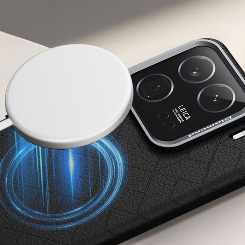 Coque Xiaomi 15 Compatible MagSafe avec Cadre Métallique pour Objectif