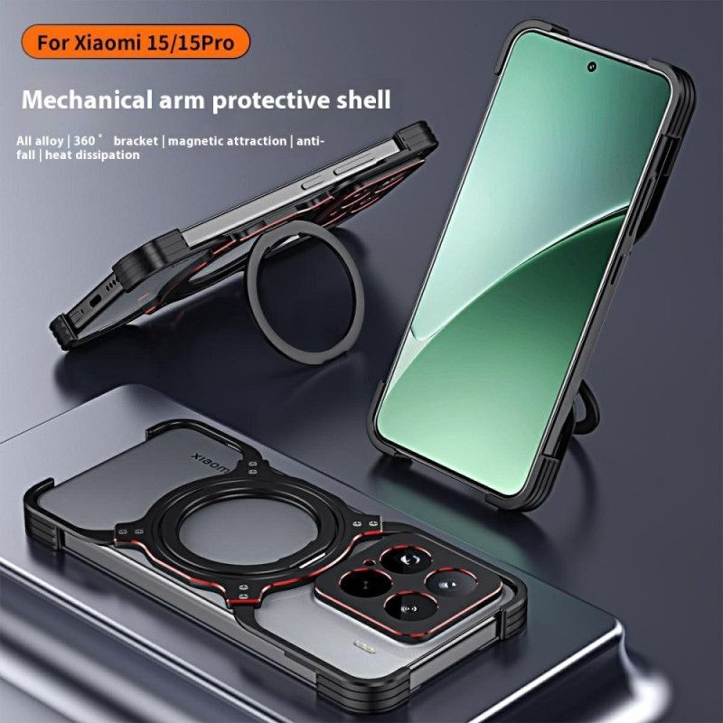 Coque Xiaomi 15 Support et Pare-chocs Métallique