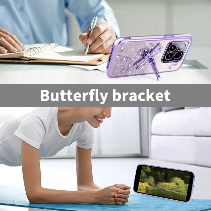 Coque Xiaomi 15 Support Papillon KADEM