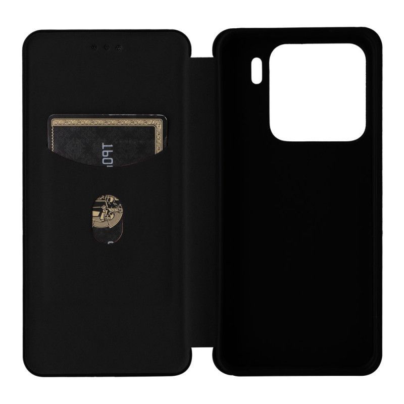 Flip Cover Xiaomi 15 Fibre Carbone