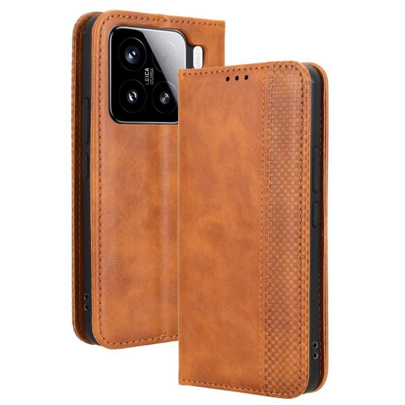 Flip Cover Xiaomi 15 Frise Vintage