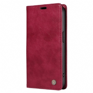 Flip Cover Xiaomi 15 Style Vintage YIKATU